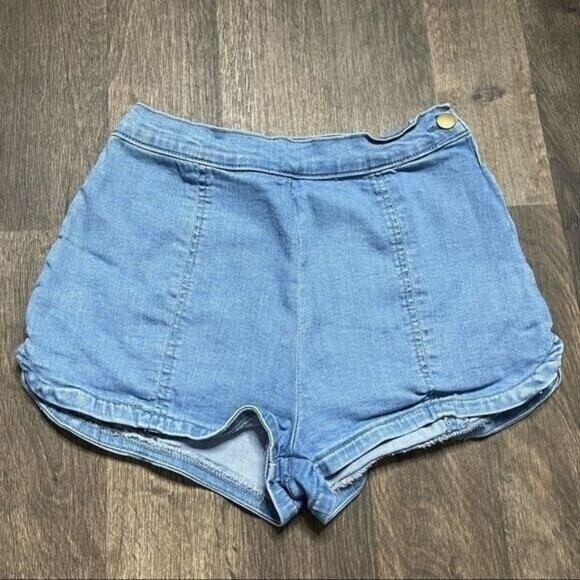 Forever 21 Pants - Forever 21 Light Blue High Waited Short Shorts Size S